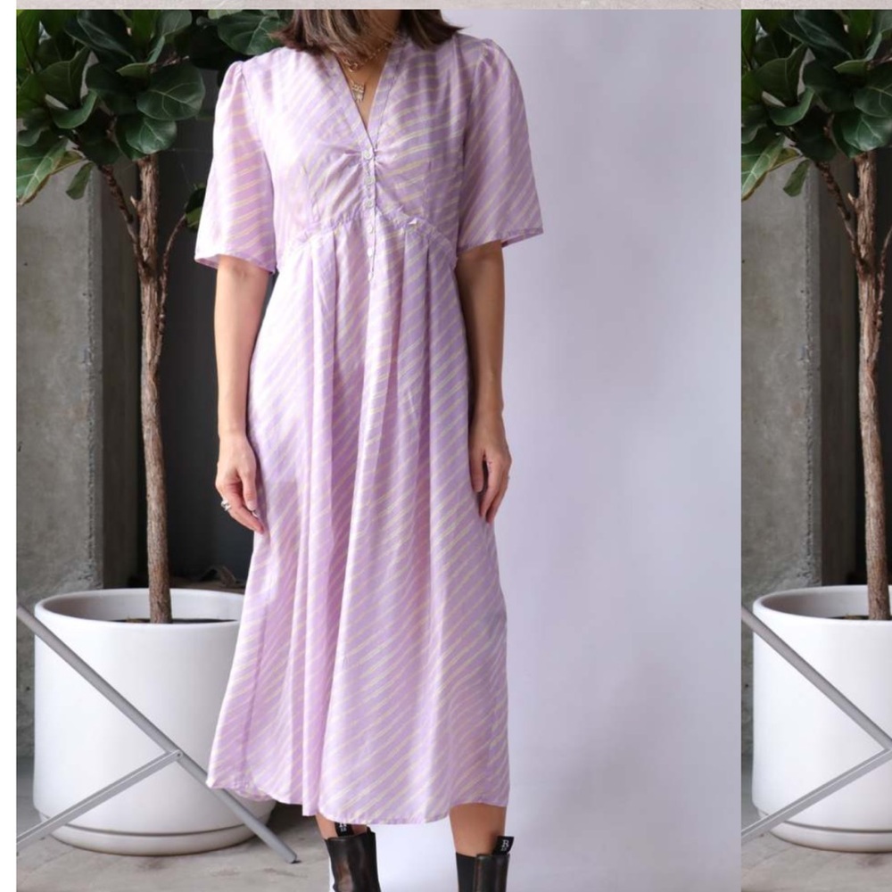 Raquel Allegra Garden Dress In Lavendar Sz 2